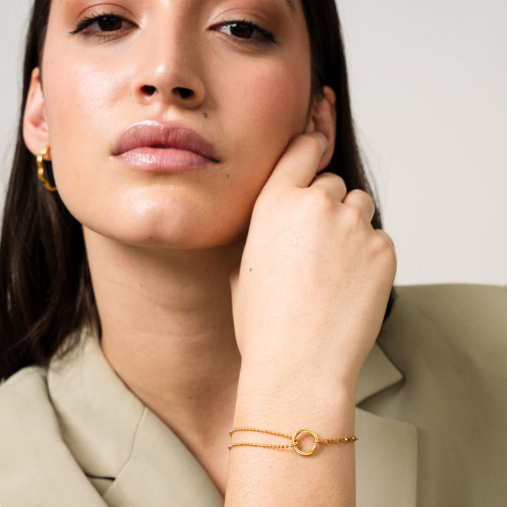 Gold Tennis Bracelet