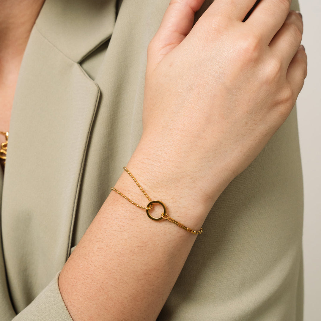 Gold Tennis Bracelet