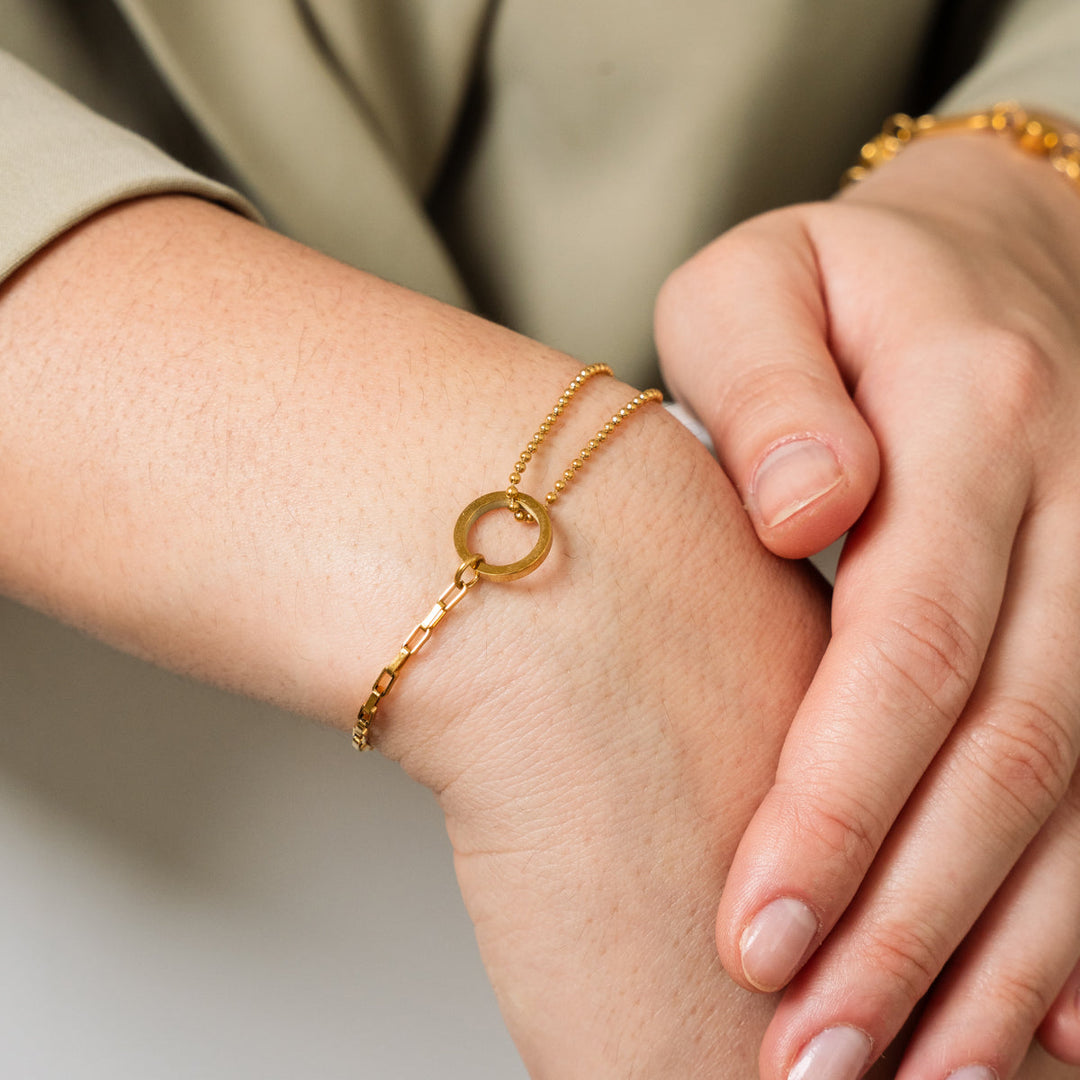 Gold Tennis Bracelet