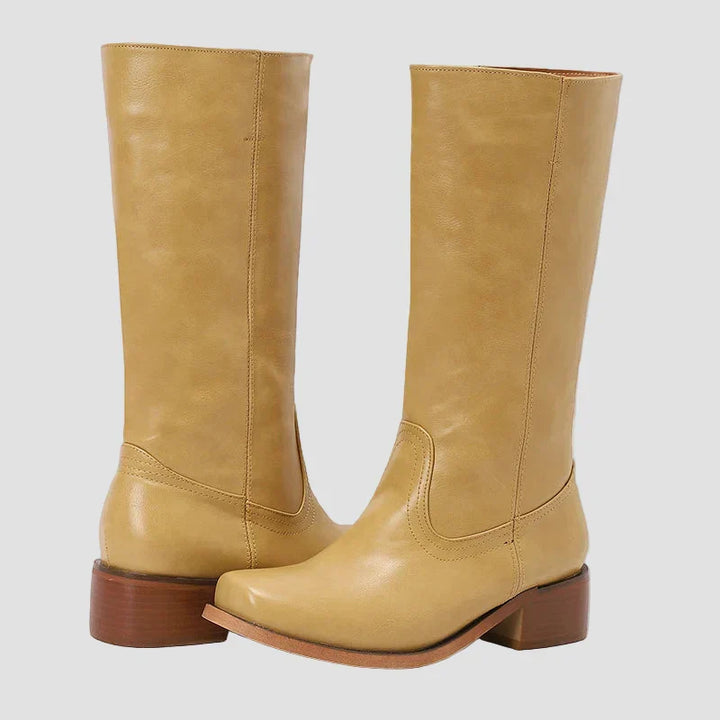 Aoife - Classic Riding Ankle Boots with High Sole
