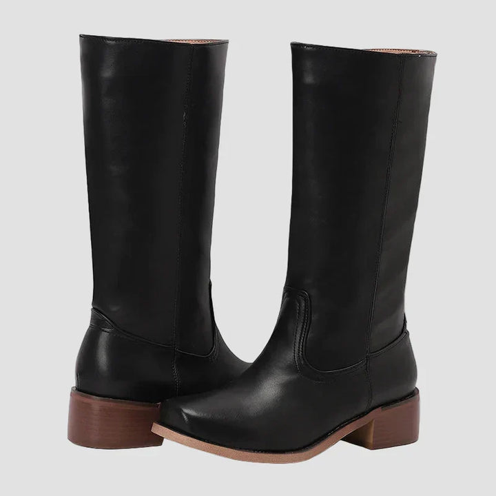Aoife - Classic Riding Ankle Boots with High Sole