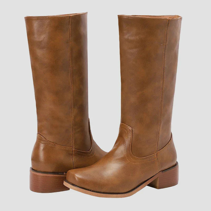 Aoife - Classic Riding Ankle Boots with High Sole