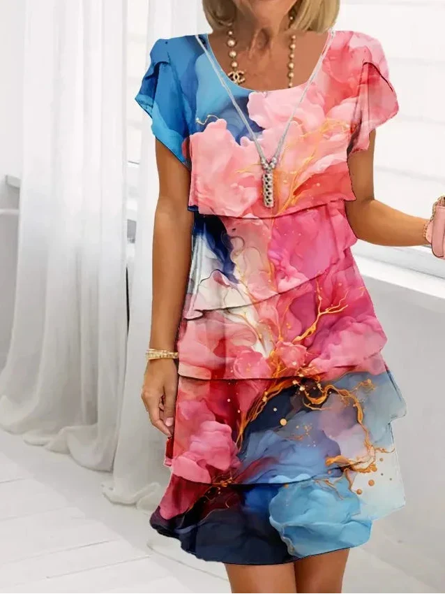 Caroline - Elegant kjole med pufdetaljer