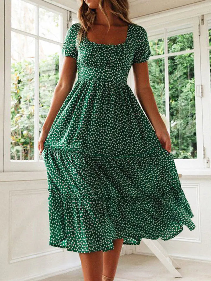 Julia | Midi dress with floral print