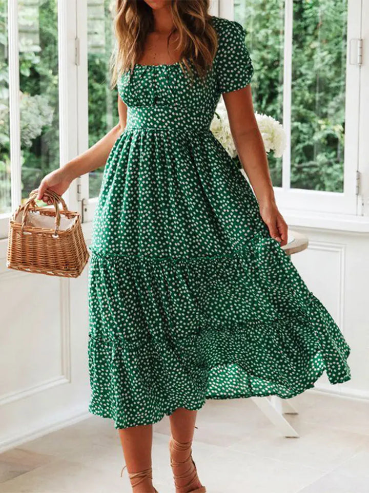 Julia | Midi dress with floral print