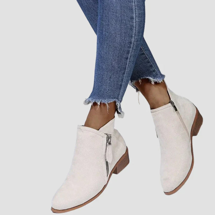 Premium Orthopedic Leather Boots with Heel for Winter