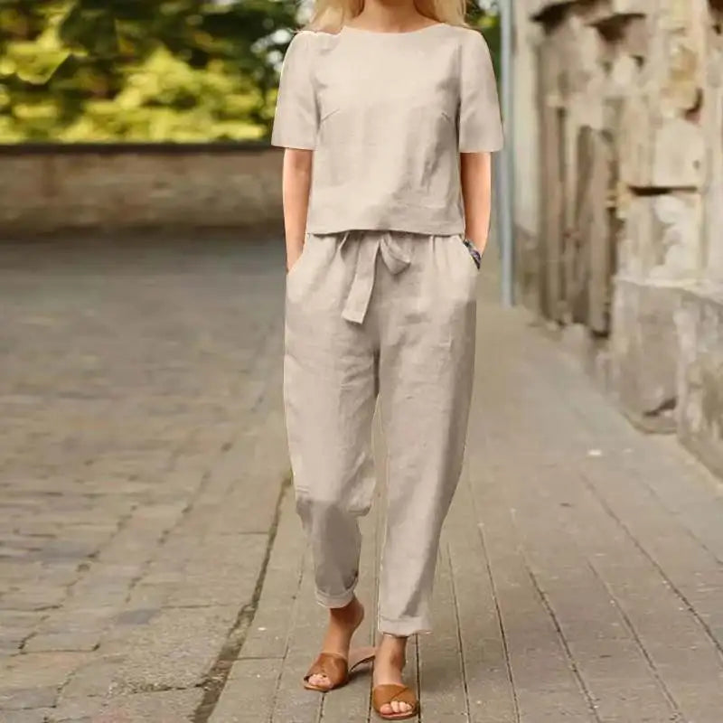 Maeve | Two-Piece Linen Set