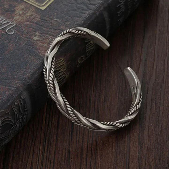 Fionn Bracelet in Silver with Cuff