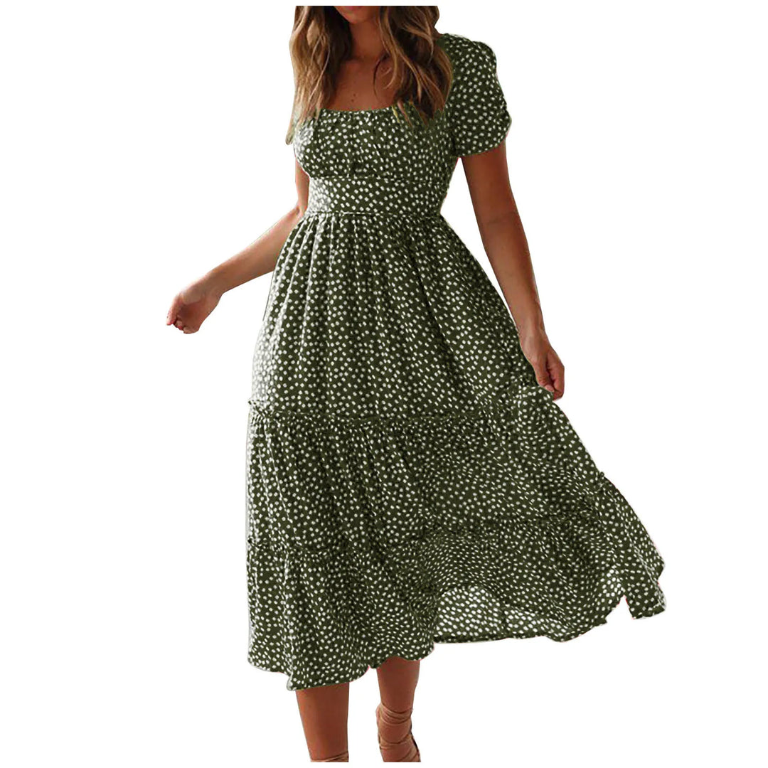 Julia | Midi dress with floral print