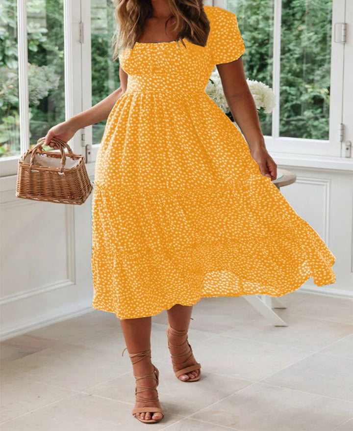 Julia | Midi dress with floral print