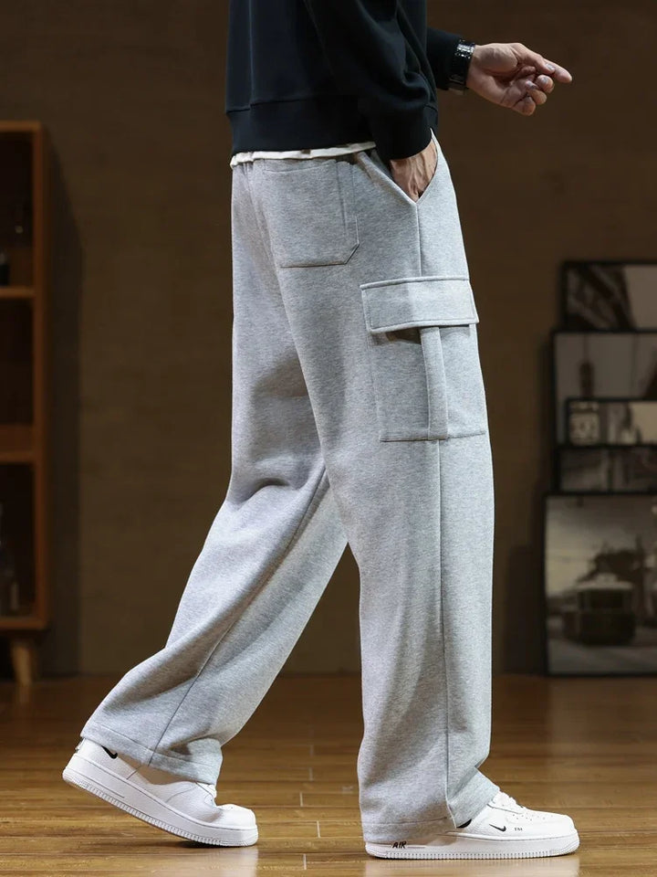Robert | Fleece Cargo Trousers