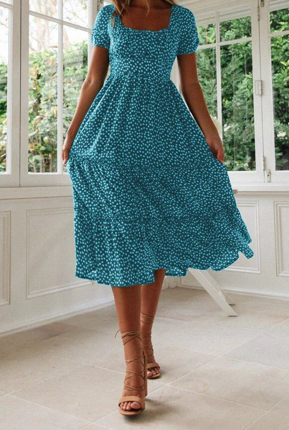 Julia | Midi dress with floral print