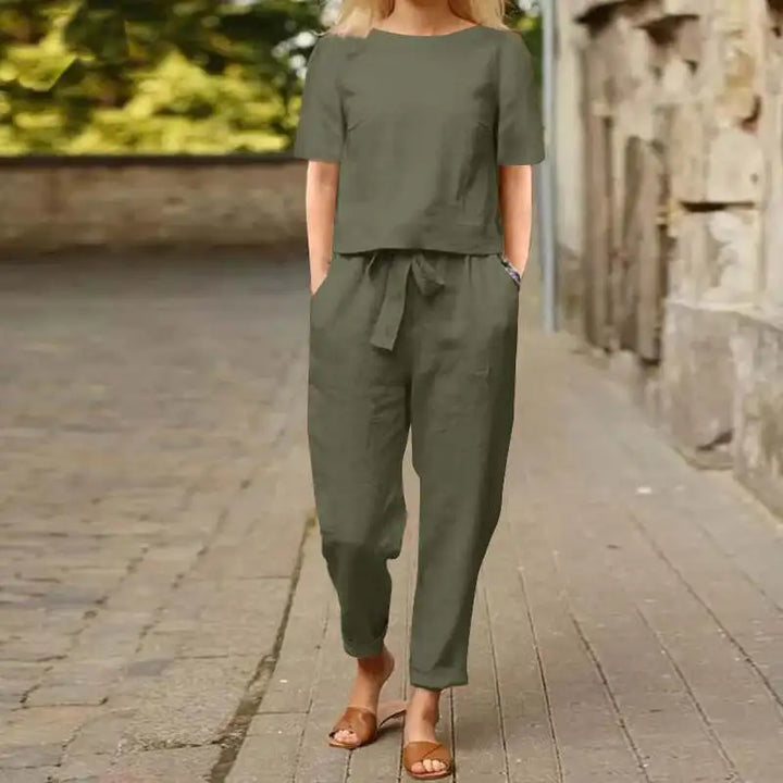 Maeve | Two-Piece Linen Set