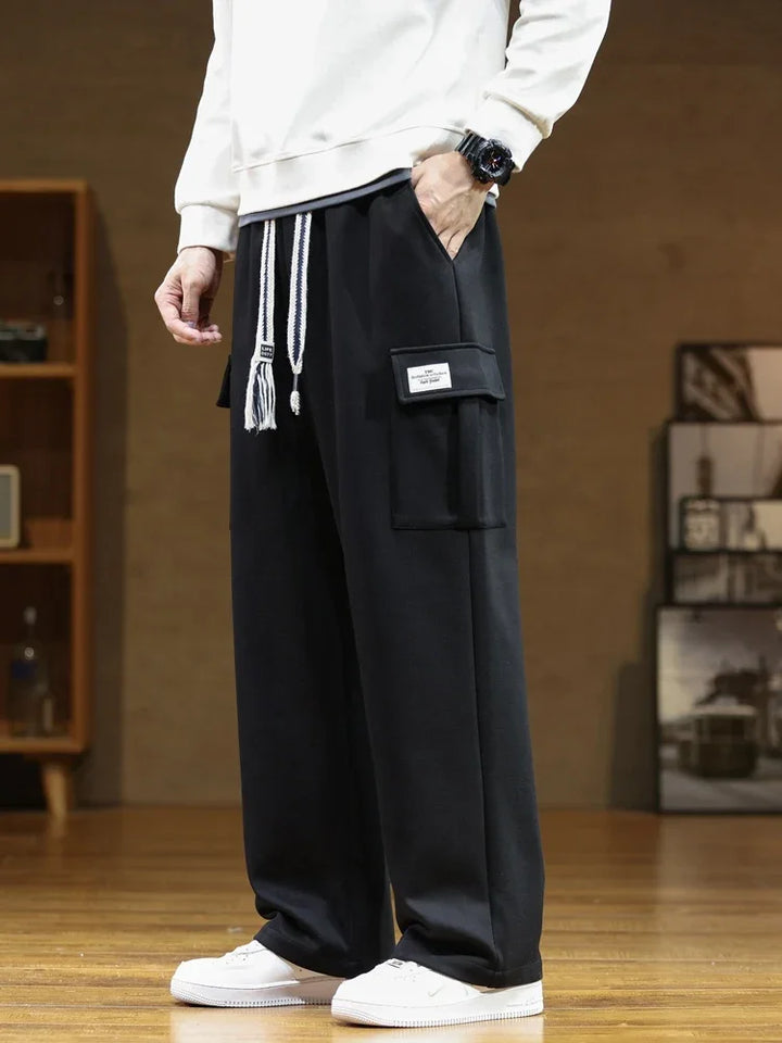 Robert | Fleece Cargo Trousers