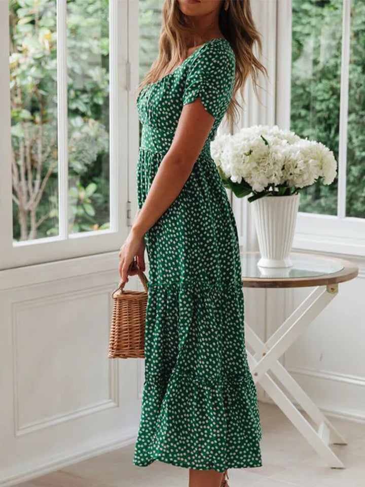 Julia | Midi dress with floral print