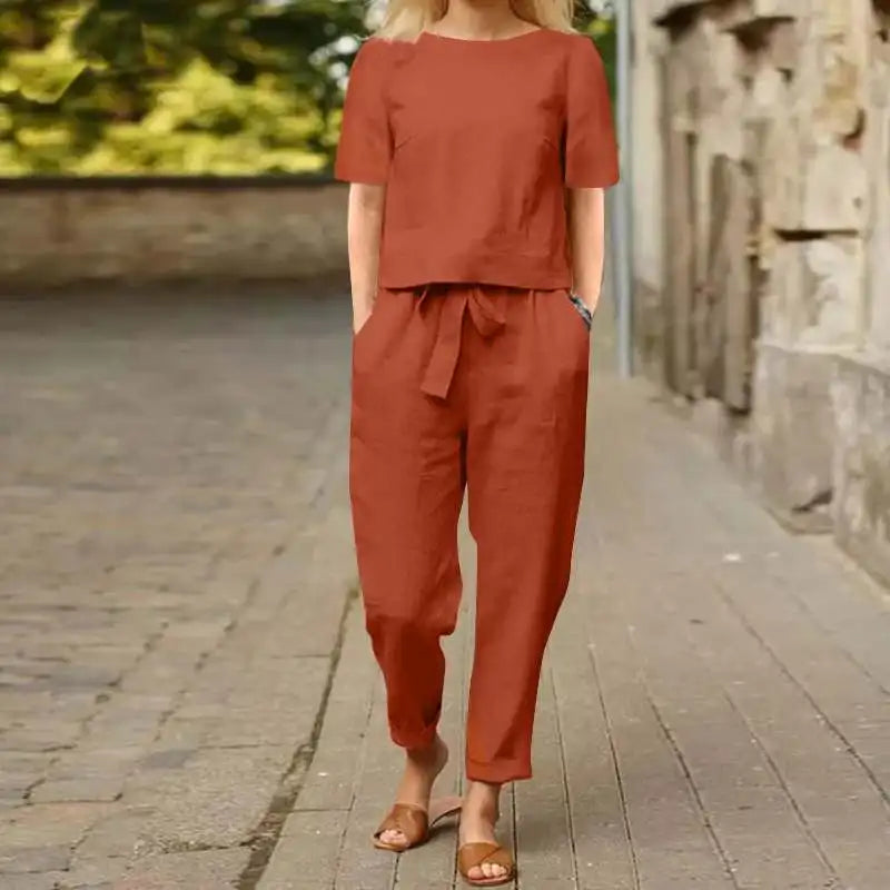 Maeve | Two-Piece Linen Set