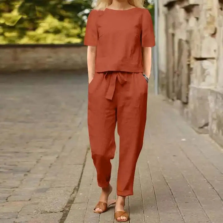 Maeve | Two-Piece Linen Set