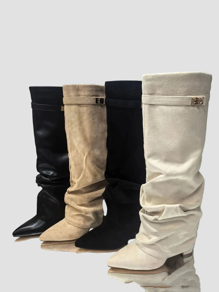 Tall Boots with Elegant Design