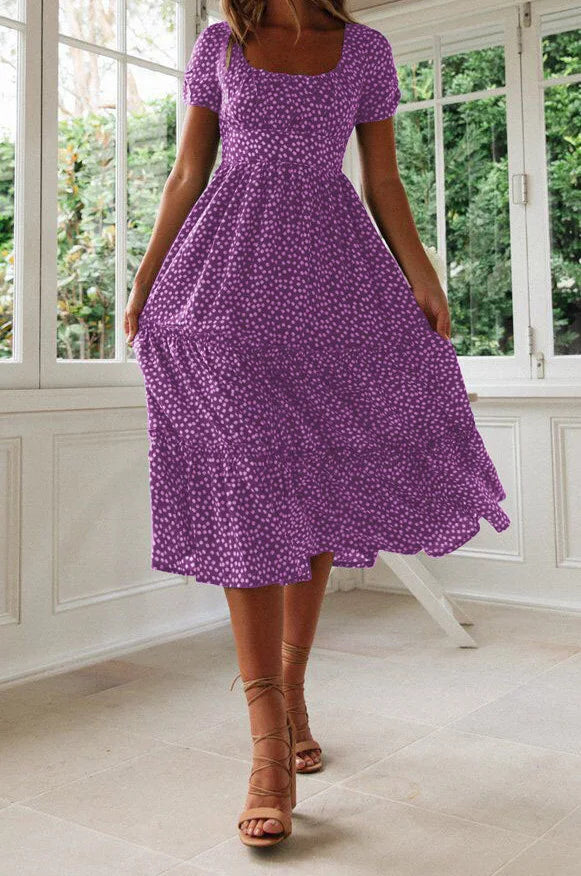 Julia | Midi dress with floral print