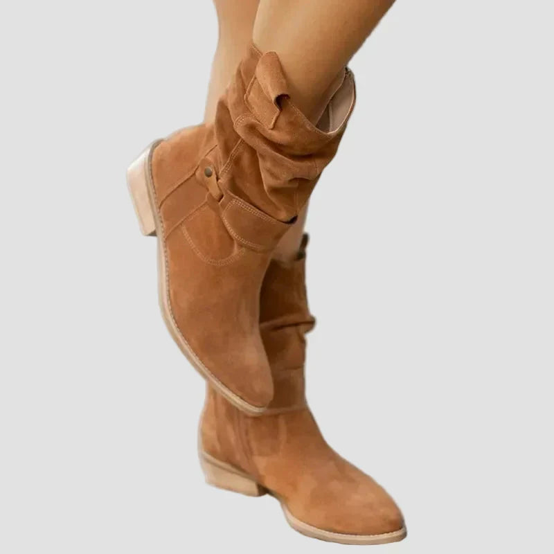 Clíona - Classic Suede Ankle Boots