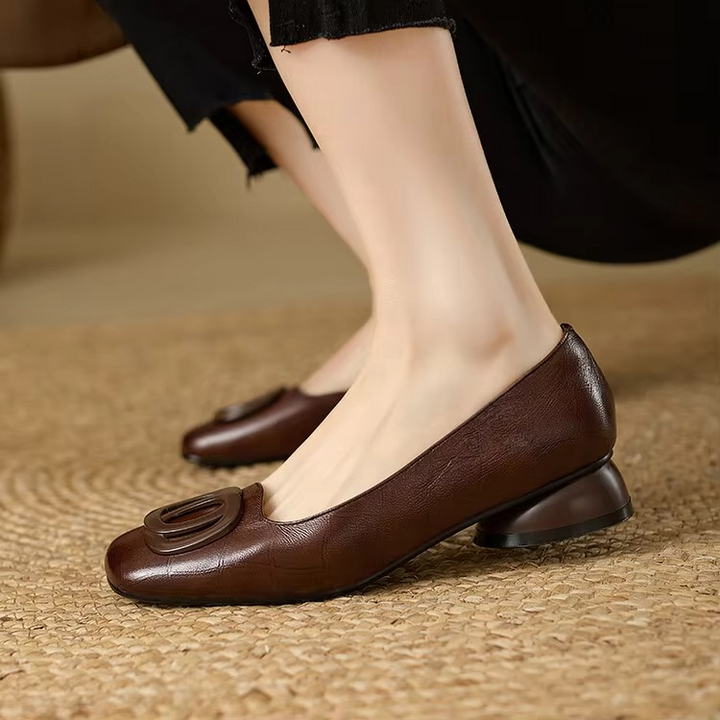 Edith - Ballerina Flats in Soft Leather