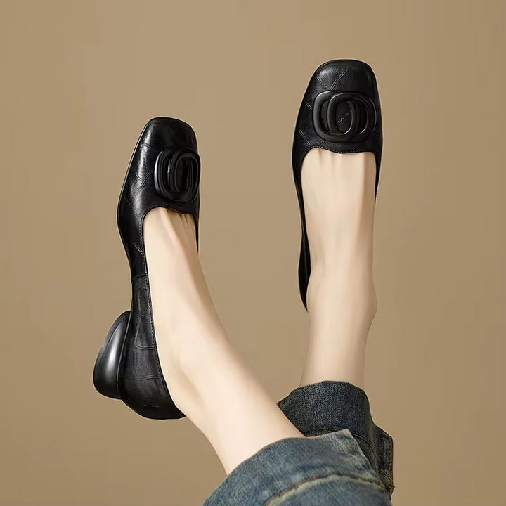 Edith - Ballerina Flats in Soft Leather