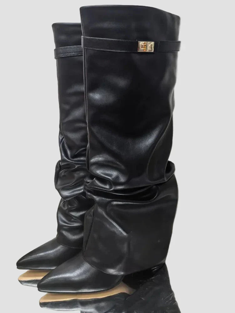 Tall Boots with Elegant Design