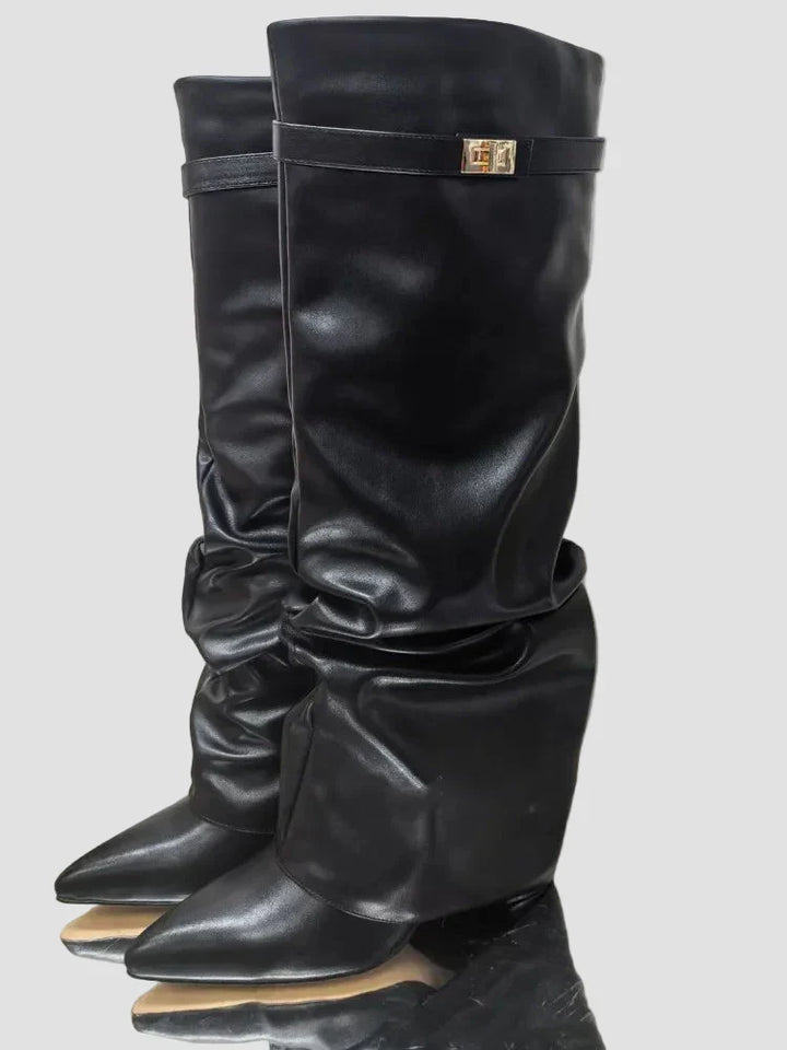 Tall Boots with Elegant Design