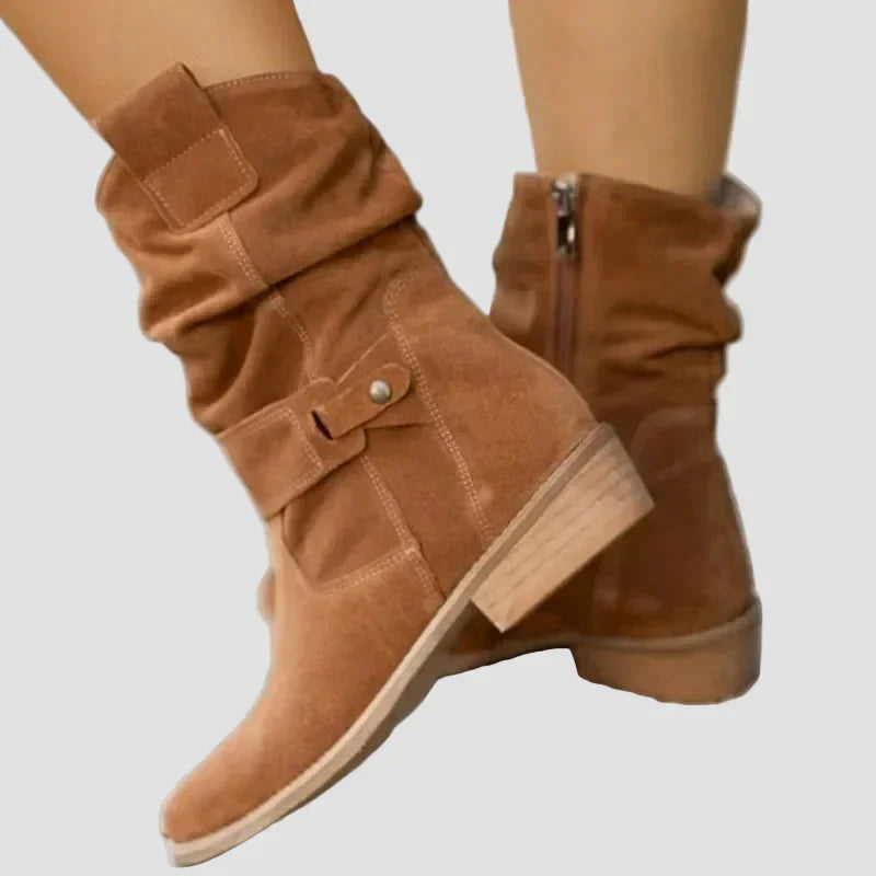 Clíona - Classic Suede Ankle Boots