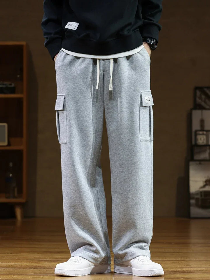 Robert | Fleece Cargo Trousers