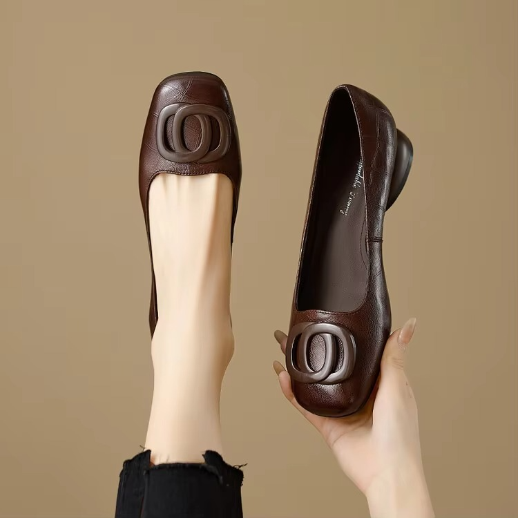 Edith - Ballerina Flats in Soft Leather
