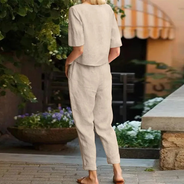 Maeve | Two-Piece Linen Set