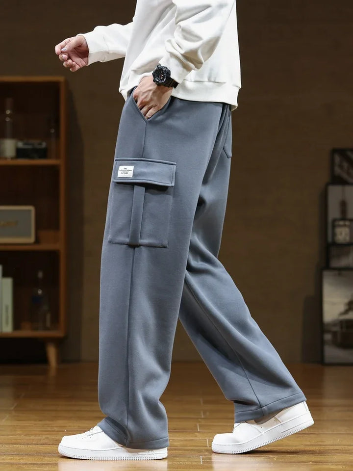 Robert | Fleece Cargo Trousers
