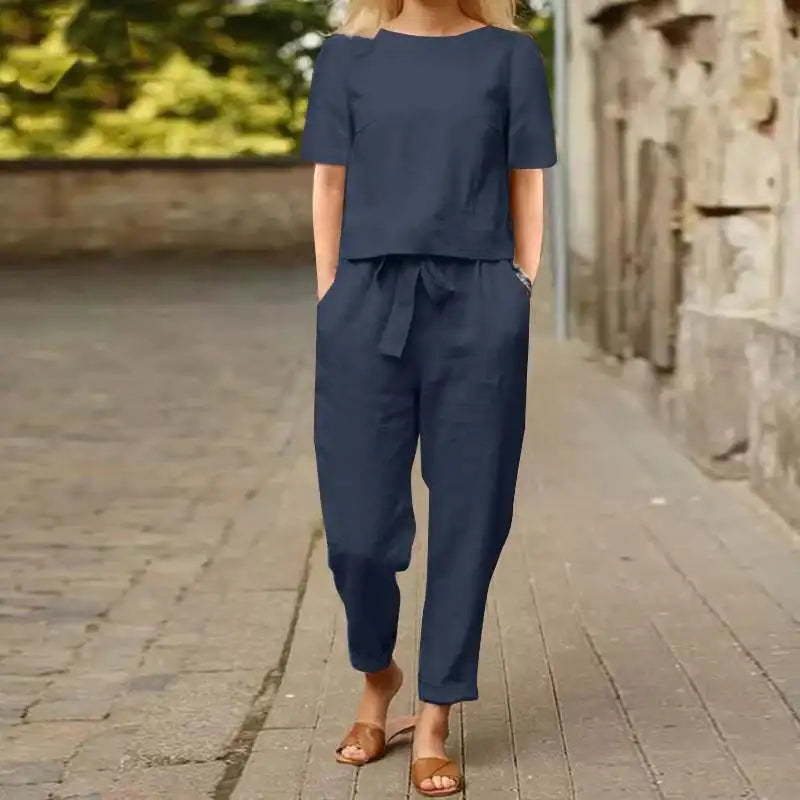 Maeve | Two-Piece Linen Set