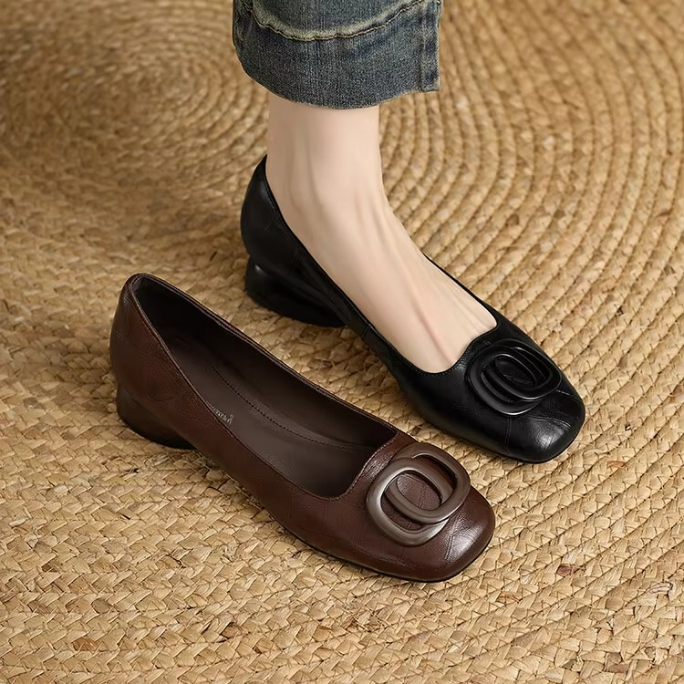 Edith - Ballerina Flats in Soft Leather