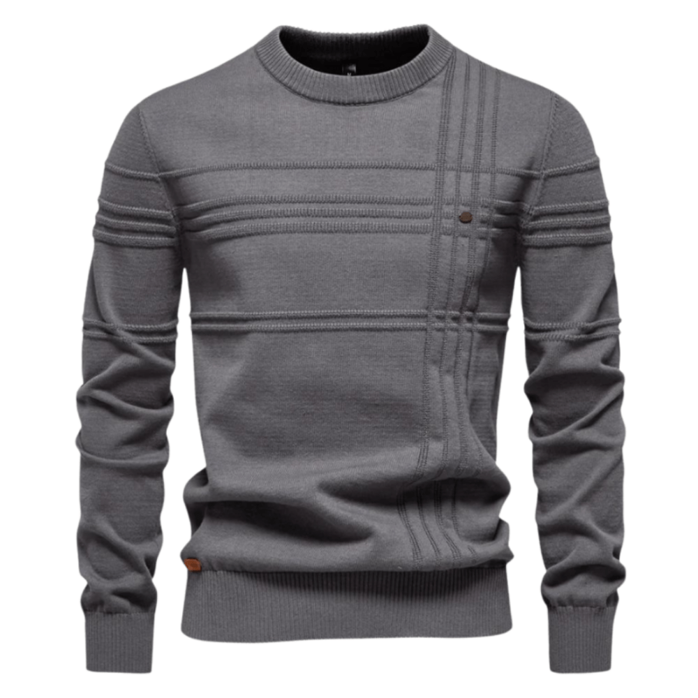 Bjorn | Elegant men's sweater with a checkered design