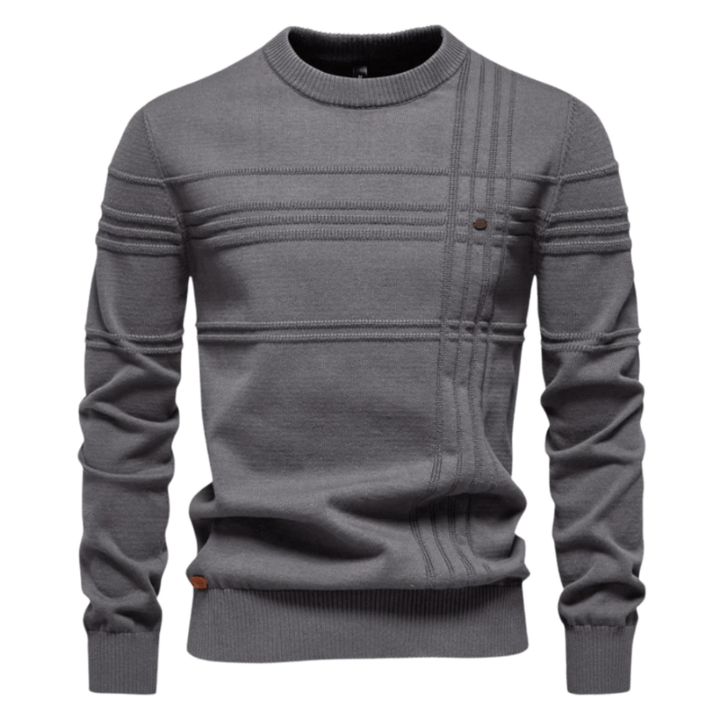 Bjorn | Elegant men's sweater with a checkered design