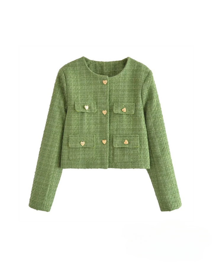 Sorcha - Green Tweed Jacket
