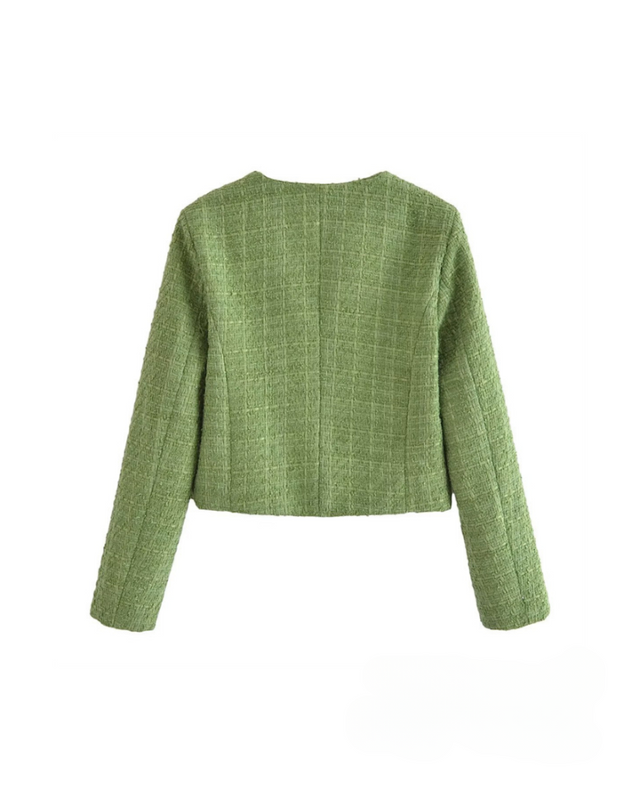 Sorcha - Green Tweed Jacket