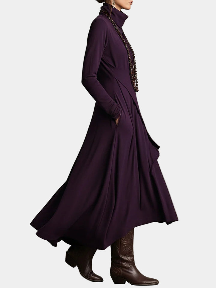 Petrine - Lang asymmetrisk kjole