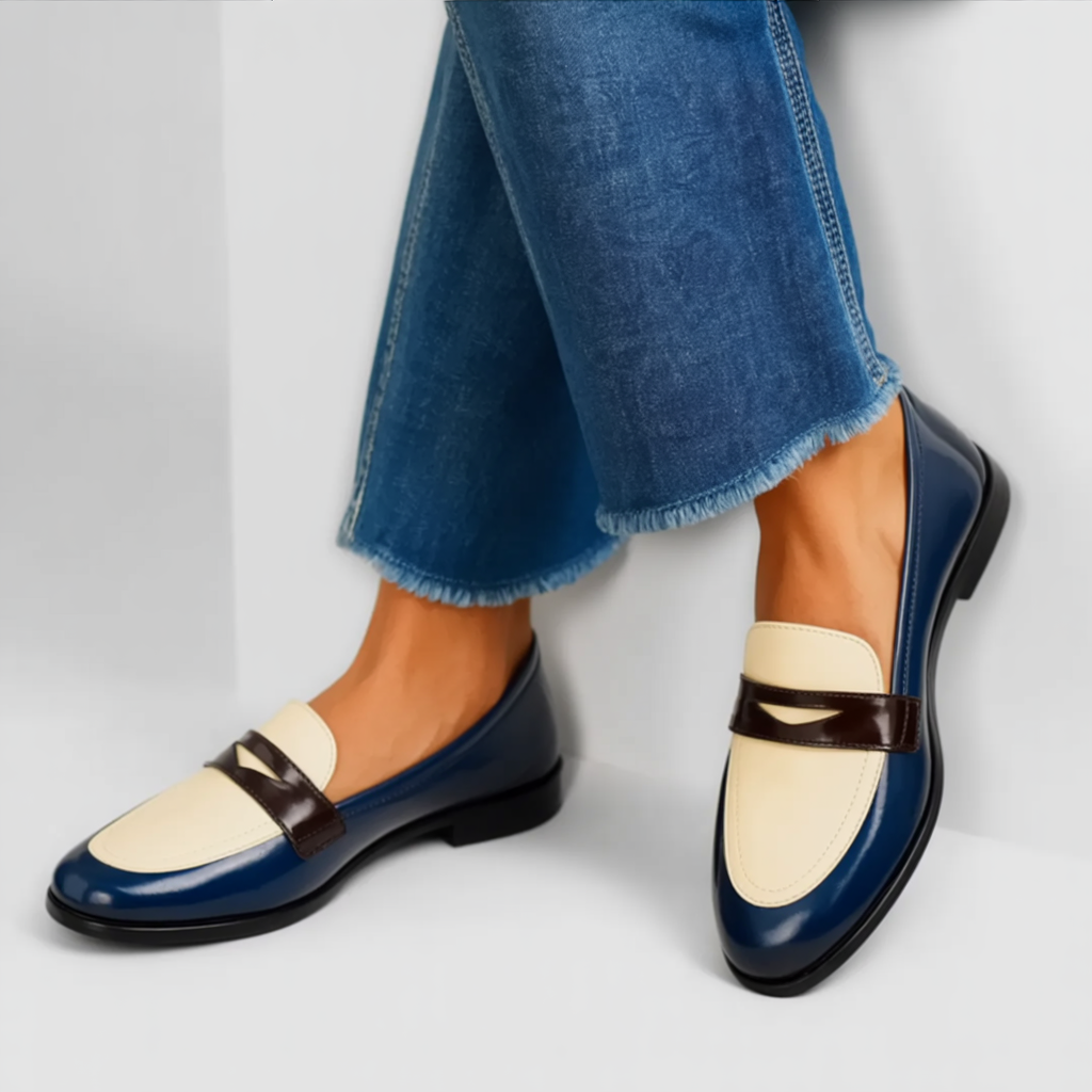 Two-Tone Loafers Hilda – Style and Comfort for Everyday