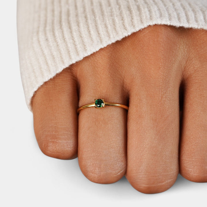 Ingrid - Gold rings with birthstones