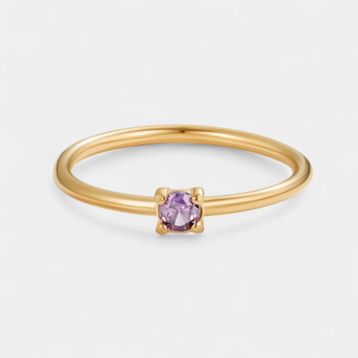 Ingrid - Gold rings with birthstones