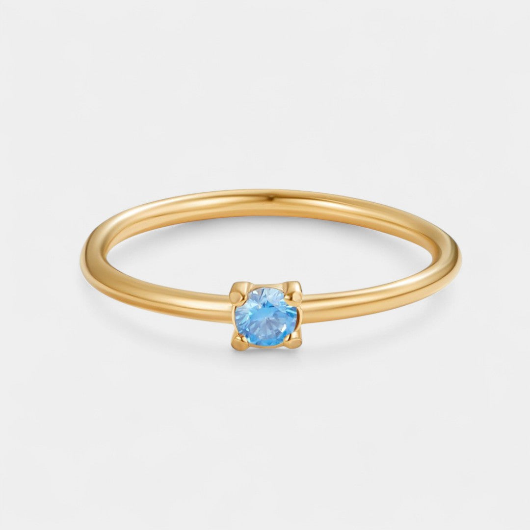 Ingrid - Gold rings with birthstones