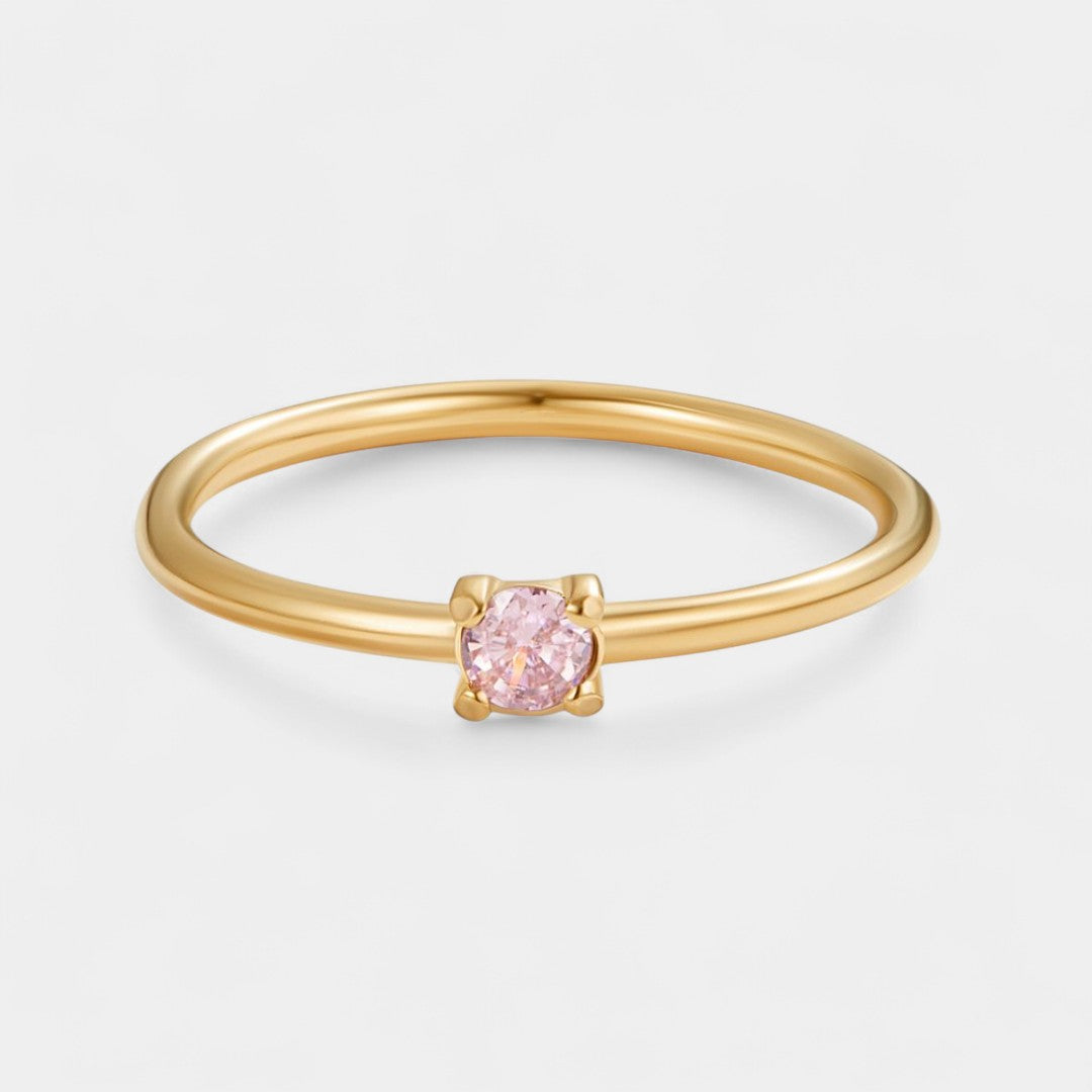 Ingrid - Gold rings with birthstones