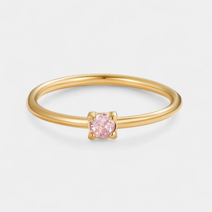 Ingrid - Gold rings with birthstones