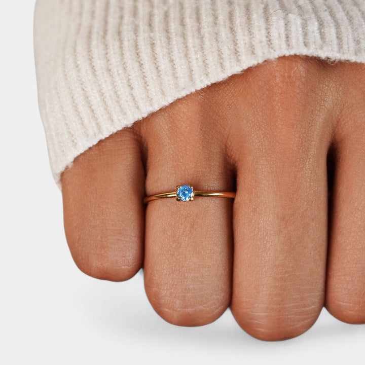 Ingrid - Gold rings with birthstones
