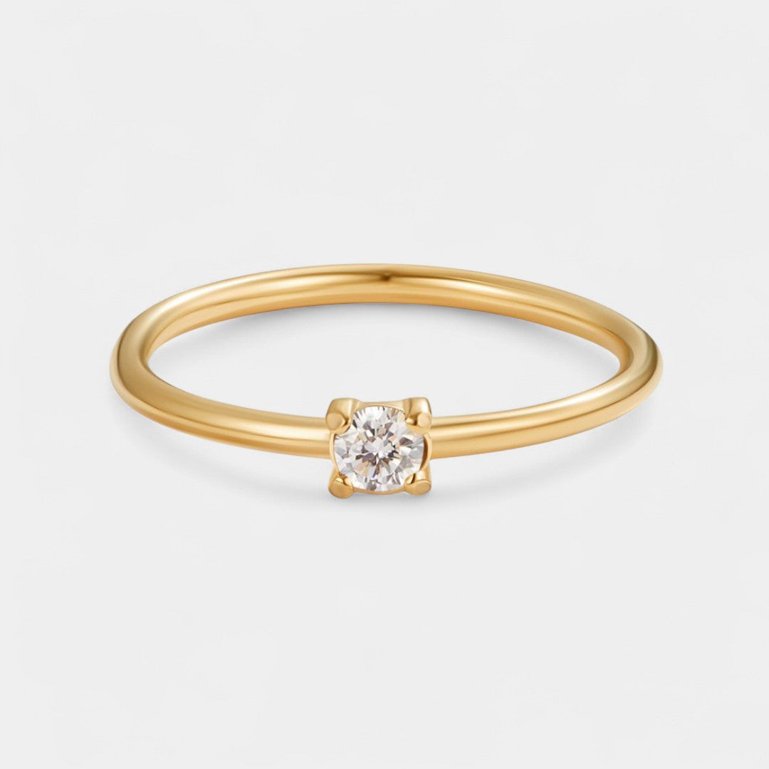 Ingrid - Gold rings with birthstones