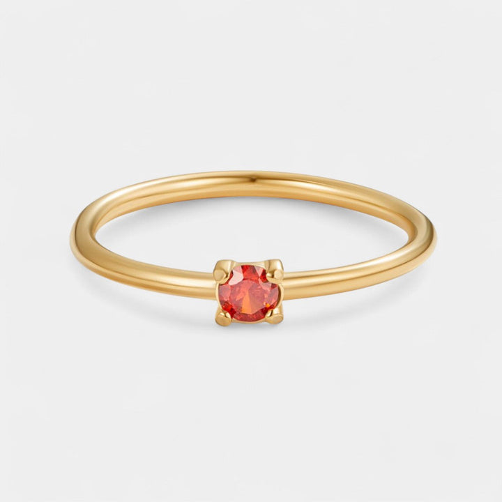 Ingrid - Gold rings with birthstones