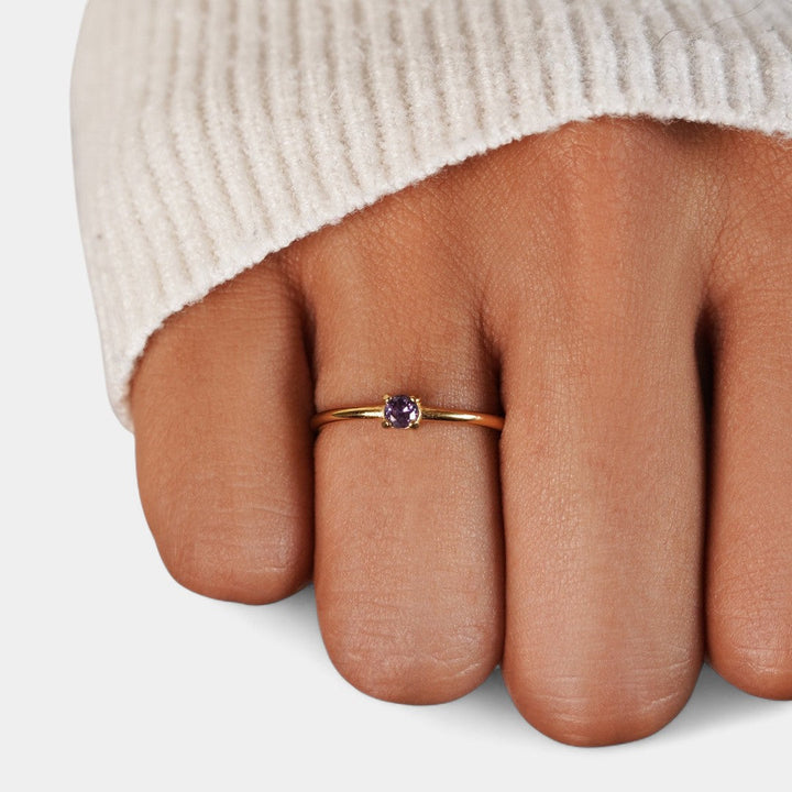 Ingrid - Gold rings with birthstones